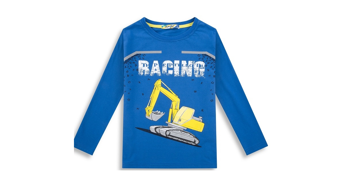 Chlapecké tričko bagr s reflexem Kugo