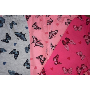 Dívčí legínky s motýlky | Bavlněné, pohodlné a hravé