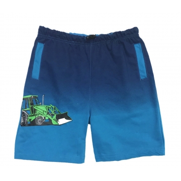 Chlapecké bavlněné kraťasy s traktorem | Šortky