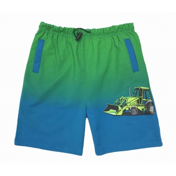 Chlapecké bavlněné kraťasy s traktorem | Šortky