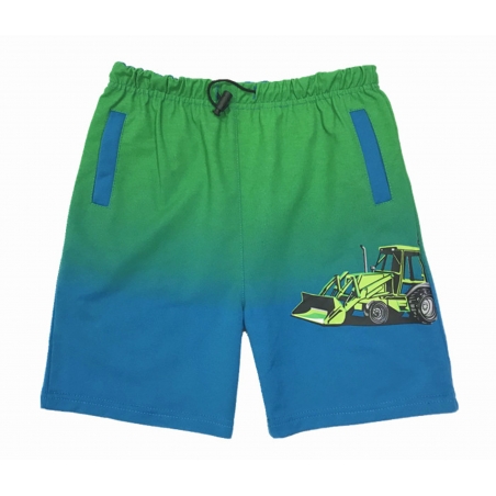 Chlapecké bavlněné kraťasy s traktorem | Šortky