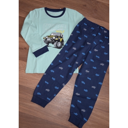 Chlapecké pyžamo Wolf s autem JEEP | 100% bavlna pro děti