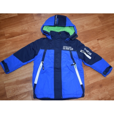 Chlapecká zimní bunda s kapucí Glo-story | Zateplená fleece