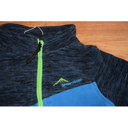 Chlapecká fleecová mikina na zip | Hřejivá outdoor mikina