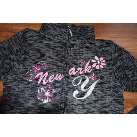 Dívčí tepláková mikina WOLF | 100% bavlna, zip