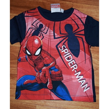 Chlapecké tričko krátký rukáv  Spiderman tm.modrá