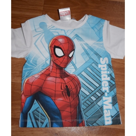 Chlapecké tričko krátký rukáv  Spiderman bílá