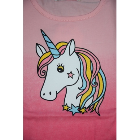 Dívčí letní tričko jednorožec koníček Kugo