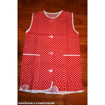 Zástěrka - český výrobce - srdíčka - vel.92 - 98  98