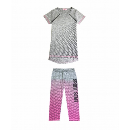 Sportovní letní souprava tričko a legíny Kugo