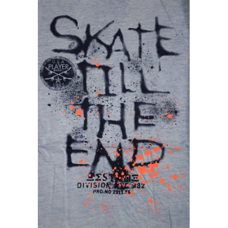 Chlapecké letní tričko krátký rukáv melír nápis Kugo