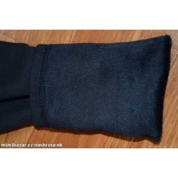 Dívčí zateplené legíny s fleecem | thermo, s potiskem