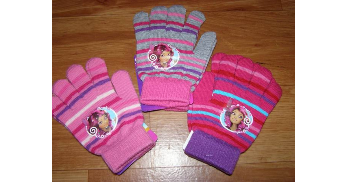 Dívčí pletené rukavice Mia and Me