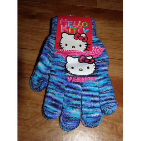 Dívčí pletené rukavice Kitty