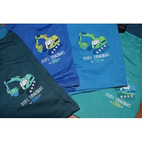 Chlapecké kraťasy BAGR | Bavlněné šortky s potiskem pro kluky