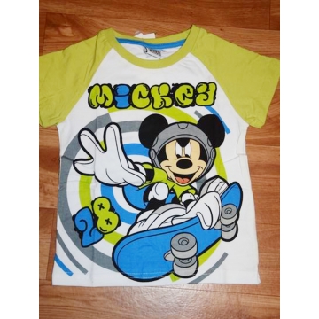 Chlapecké letní tričko krátký rukáv myšák Mickey