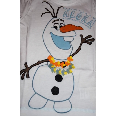Letní tričko krátký rukáv Frozen sněhulák OLAF
