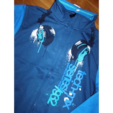 Chlapecká tepláková mikina s potiskem sluchátek | 100% bavlna