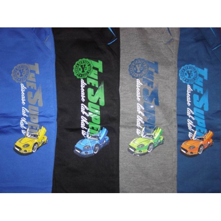 Chlapecké tepláky s autem | 100% bavlna, pohodlí