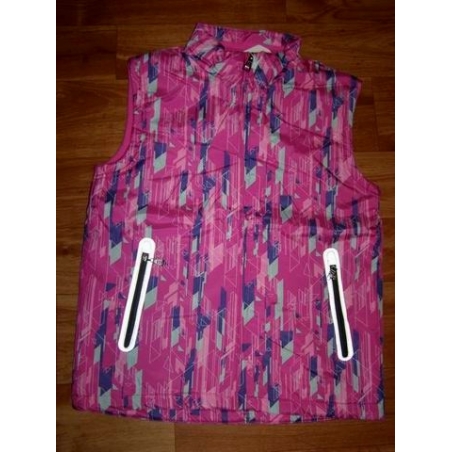 Zateplená vesta - šustáková s fleesem