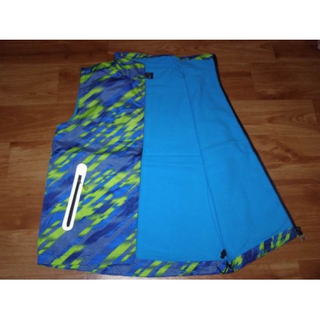 Zateplená vesta - šustáková s fleesem