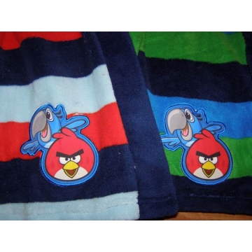 Fleecový dětský župan Angry Birds Rio - teplý a měkký s kapucí, ideální dárek