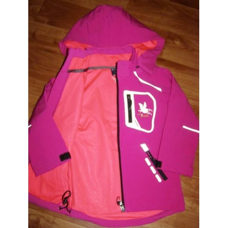 Dívčí softshellová bunda s membránou  | Nepromokavá, prodyšná