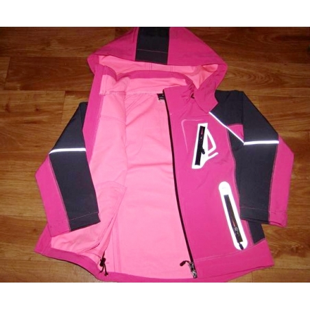 Dívčí softshellová bunda s membránou  | Nepromokavá, prodyšná