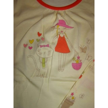 Dívčí bavlněné pyžamo s roztomilým designem | Pohodlí