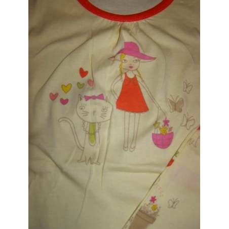 Dívčí bavlněné pyžamo s roztomilým designem | Pohodlí