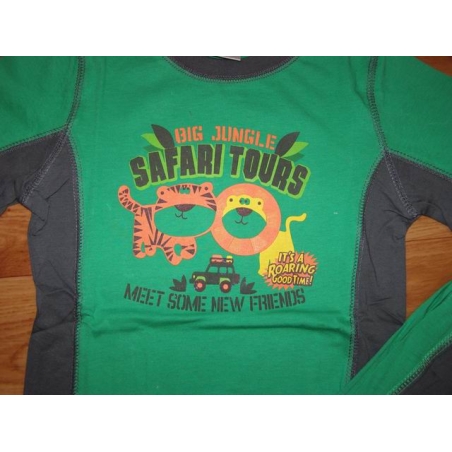 Chlapecké Safari Pyžamo pro Dobrodružné Noci na léto