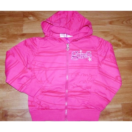 Dívčí mikina na zip s kapucí | Pohodlná tepláková mikina