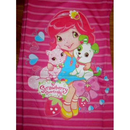 Dívčí letní šaty Jahůdka – proužkované, 100% bavlna