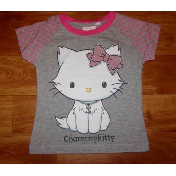 Letní tričko Charmy Kitty vel.98 - šedá