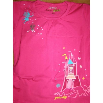 Dívčí tričko dlouhý rukáv zámek / hrad  Kugo