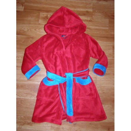 Dětský župan Wolf – Lehký a teplý s kapucí a kapsami