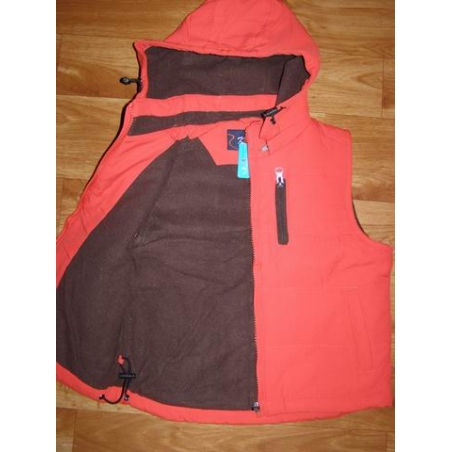 Vyteplená vesta Kugo s kapucou vel.128