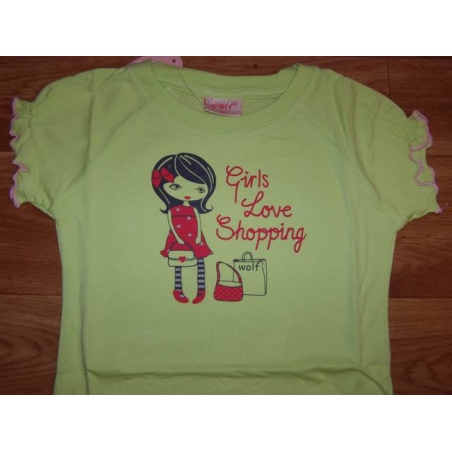 Dívčí letní pyžamo – bavlněný komplet s roztomilým obrázkem