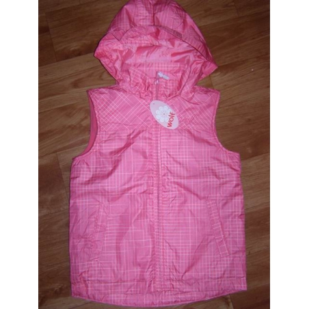 Zateplená vesta s kapucou Wolf vel.116