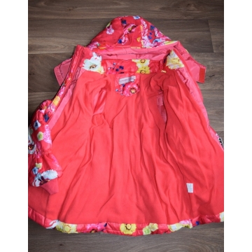 Dívčí přechodový kabátek s fleecem | Teplý a praktický