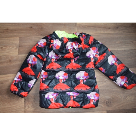 Dívčí prošívaná bunda s kapucí | Jarní a podzimní kabátek