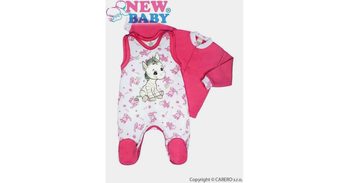 2-dílná kojenecká souprava New Baby Zebra - vel.68