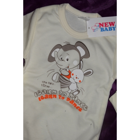 Kojenecké bavlněné body - sloník