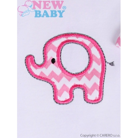 Kojenecké bavlněné dupačky New Baby Sloník