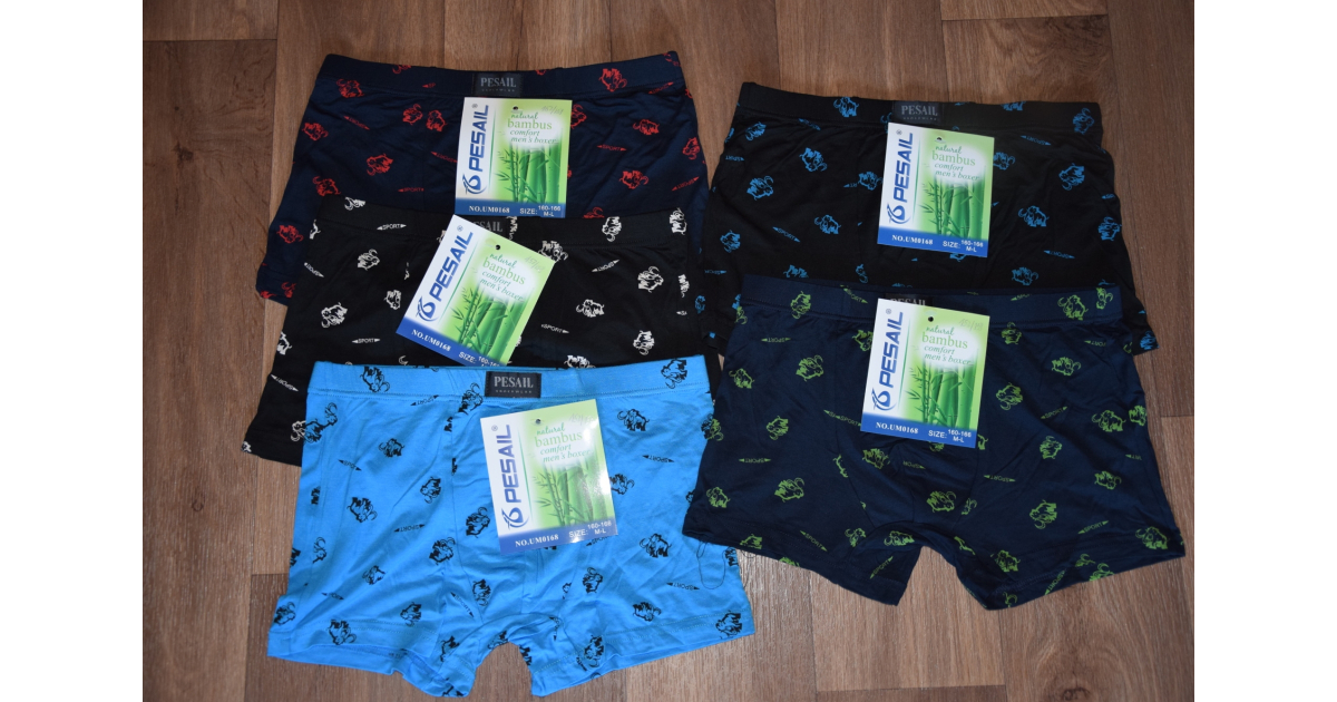 Chlapec. trenkoslipy - boxerky bambus mamutík