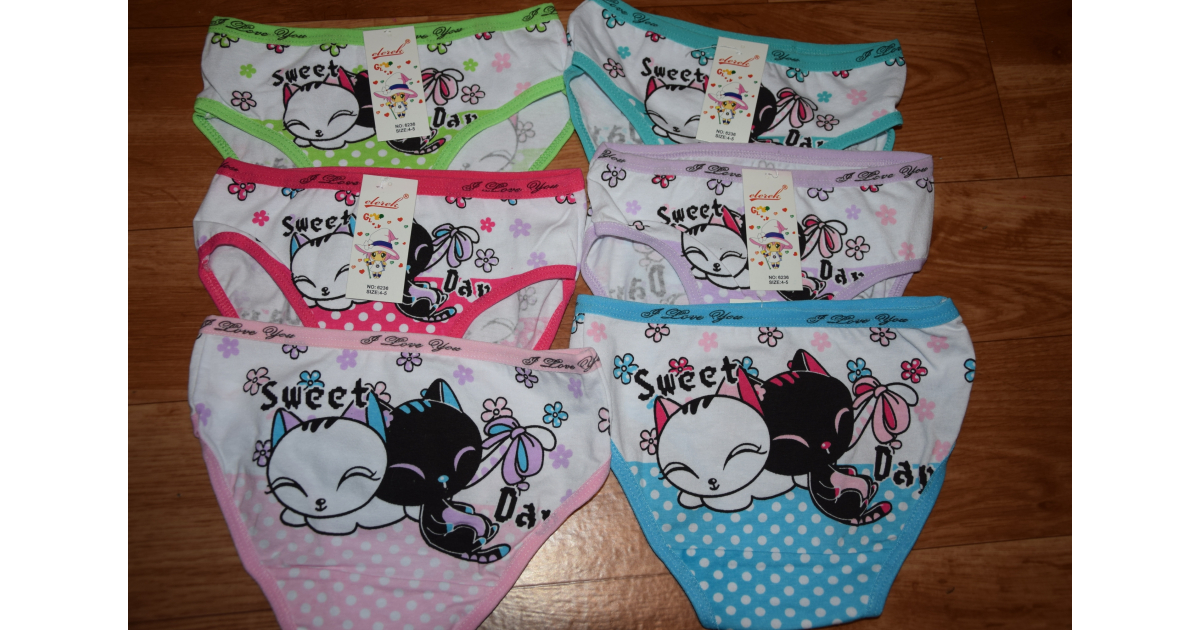 Dívčí spodní kalhotky - kočičky