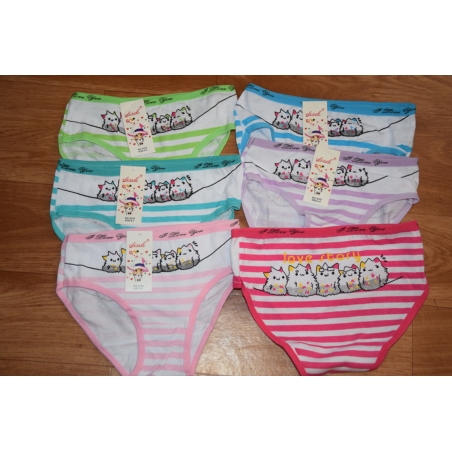 Dívčí spodní kalhotky zvířátka 116-122