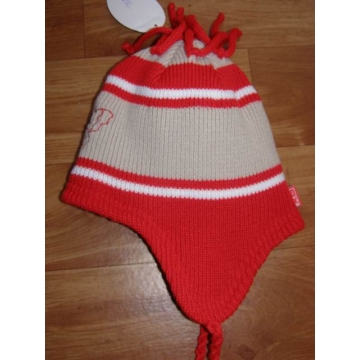 Pletená zimní čepice PLETEX na 2-4 roky MOTÝLEK