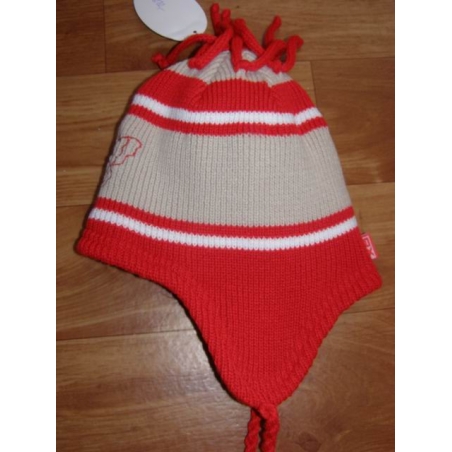 Pletená zimní čepice PLETEX na 2-4 roky MOTÝLEK