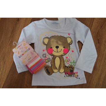 Kojenecké tričko a tepláčky pro holčičku vel. 68